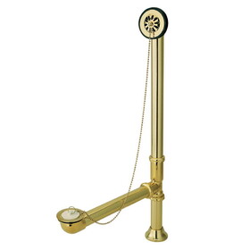 Elements of Design DS2092 Clawfoot Tub Waste and Overflow Drain, Polished Brass
