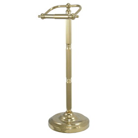 Elements of Design DS2102 Pedestal Toilet Paper Holder, Polished Brass