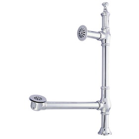 Elements of Design DS3091 Clawfoot Tub Waste and Overflow Drain, Polished Chrome