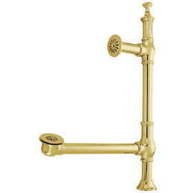 Elements of Design DS3092 Clawfoot Tub Waste and Overflow Drain, Polished Brass