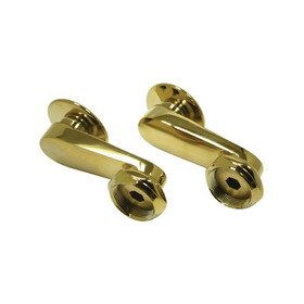 Elements of Design DS3SE2 Swivel Elbows for Clawfoot Tub Faucet, Polished Brass