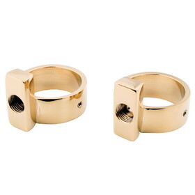 Elements of Design DS432 Drain Bracelets for Supply Line for DS452, Polished Brass