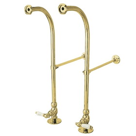 Elements of Design DS452HCL Freestanding Water Supplies with Stop, Polished Brass