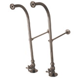 Elements of Design DS458MX Rigid Freestand Supplies with Stops, Brushed Nickel