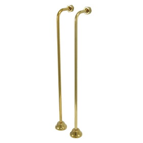 Elements of Design DS462 Single Offset Bath Supplies, Polished Brass