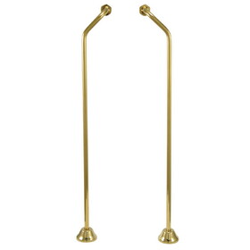 Elements of Design DS472 Two Offset Bath Supplies, Polished Brass
