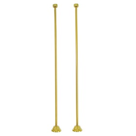 Elements of Design DS482 Straight Bath Supplies, Polished Brass