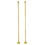 Elements of Design DS482 Straight Bath Supplies, Polished Brass