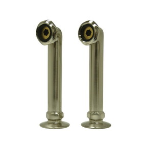 Elements of Design DS6RS8 6" Deck Mount Risers for Clawfoot Tub Faucet, Satin Nickel