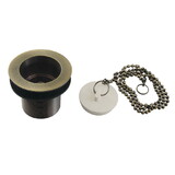 Kingston Brass Made To Match 1-1/2-Inch Chain and Stopper Tub Drain with 1-3/4-Inch Body Thread