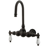 Elements of Design DT0015CL Wall Mount Clawfoot Tub Filler, Oil Rubbed Bronze