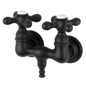 Elements of Design DT0315AX Wall Mount Clawfoot Tub Filler, Oil Rubbed Bronze
