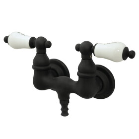 Elements of Design DT0315PL Wall Mount Clawfoot Tub Filler, Oil Rubbed Bronze