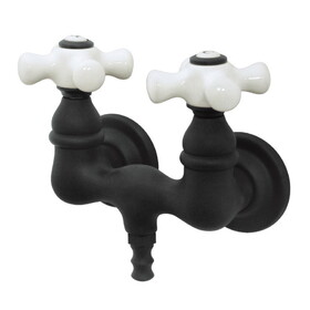 Elements of Design DT0315PX Wall Mount Clawfoot Tub Filler, Oil Rubbed Bronze