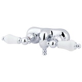 Elements of Design DT0421PL Wall Mount Clawfoot Tub Filler, Chrome, Polished Chrome