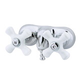Elements of Design DT0421PX Wall Mount Clawfoot Tub Filler, Chrome, Polished Chrome
