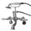 Elements of Design DT0521PL Wall Mount Clawfoot Tub Filler with Hand Shower, Polished Chrome