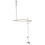Elements of Design DT0618AL 3-3/8-Inch Wall Mount Tub Filler, Brushed Nickel