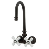 Elements of Design DT0715PX Wall Mount Clawfoot Tub Filler, Oil Rubbed Bronze