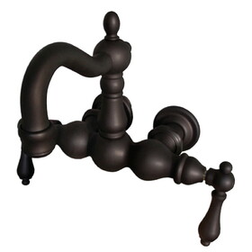Elements of Design DT10015AL Wall Mount Clawfoot Tub Filler, Oil Rubbed Bronze