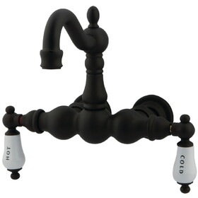 Elements of Design DT10015CL Wall Mount Clawfoot Tub Filler, Oil Rubbed Bronze