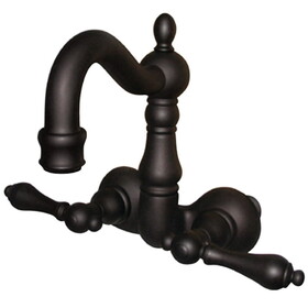 Elements of Design DT10715AL Wall Mount Clawfoot Tub Filler, Oil Rubbed Bronze