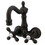 Elements of Design DT10715AX Wall Mount Clawfoot Tub Filler, Oil Rubbed Bronze