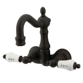 Elements of Design DT10715CL Wall Mount Clawfoot Tub Filler, Oil Rubbed Bronze