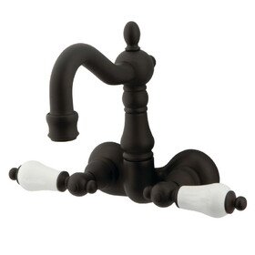 Elements of Design DT10715PL Wall Mount Clawfoot Tub Filler, Oil Rubbed Bronze
