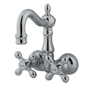 Elements of Design DT10721AX Wall Mount Clawfoot Tub Filler, Polished Chrome