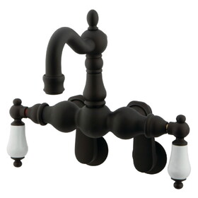 Elements of Design DT10815PL Wall Mount Clawfoot Tub Filler, Oil Rubbed Bronze