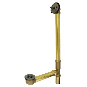 Kingston Brass DTL1185 18" Trip Lever Waste & Overflow with Grid, Oil Rubbed Bronze
