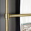 Kingston Brass DTM323037 Gallant 30-Inch x 32-Inch Wall Mount Towel Rack, Brushed Brass