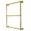 Kingston Brass DTM323037 Gallant 30-Inch x 32-Inch Wall Mount Towel Rack, Brushed Brass