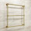 Kingston Brass DTM323037 Gallant 30-Inch x 32-Inch Wall Mount Towel Rack, Brushed Brass