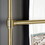 Kingston Brass DTM323637 Gallant 36-Inch x 32-Inch Wall Mount Towel Rack, Brushed Brass