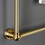 Kingston Brass DTM32363BB Palatine 36-Inch x 32-Inch Wall Mount Towel Rack, Brushed Brass