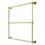 Kingston Brass DTM32363PB Palatine 36-Inch x 32-Inch Wall Mount Towel Rack, Polished Brass