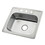 Elements of Design E25228BN Carefree Stainless Steel Single Bowl Self-rimming Kitchen Sink, Satin Nickel