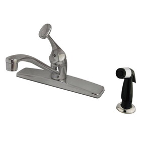 Elements of Design EB0572 Single Handle 8" Kitchen Faucet, Polished Chrome