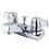 Elements of Design EB100 Two Handle 4" Centerset Lavatory Faucet with Retail Pop-up, Polished Chrome