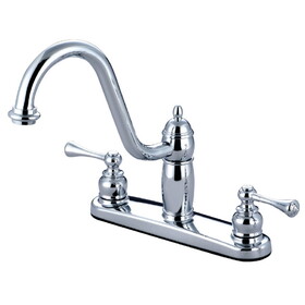 Elements of Design EB1111BLLS Two Handle 8" Kitchen Faucet, Polished Chrome