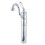 Elements of Design EB1421PL Single Handle Vessel Sink Faucet with Optional Cover Plate, Polished Chrome