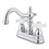 Elements of Design EB1601PX Two Handle 4" Centerset Lavatory Faucet with Retail Pop-up, Polished Chrome