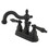 Elements of Design EB1605AL Two Handle 4" Centerset Lavatory Faucet with Retail Pop-up, Oil Rubbed Bronze