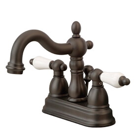 Elements of Design EB1605PL Two Handle 4" Centerset Lavatory Faucet with Retail Pop-up, Oil Rubbed Bronze