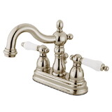 Elements of Design EB1606PL 4-Inch Centerset Lavatory Faucet with Retail Pop-Up, Polished Nickel