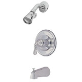 Elements of Design EB1631 Tub and Shower Faucet with Single Lever Handle, Polished Chrome