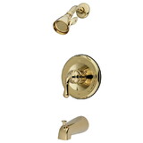 Elements of Design EB1632 Single Handle Tub & Shower Faucet, Polished Brass Finish