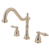 Elements of Design EB1796ALLS 8-Inch Widespread Kitchen Faucet, Polished Nickel